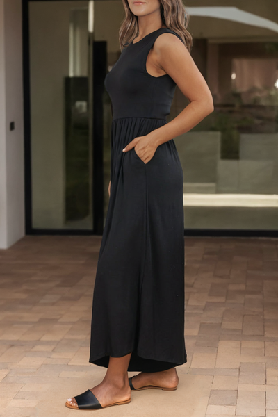 Back Wide Leg Jumpsuit