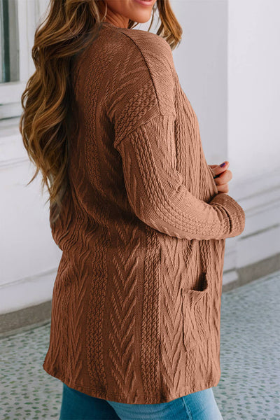 Textured Knit Cardigan