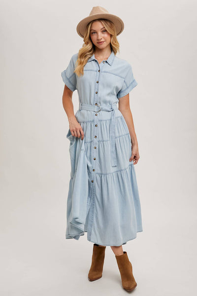 Denim Maxi Dress