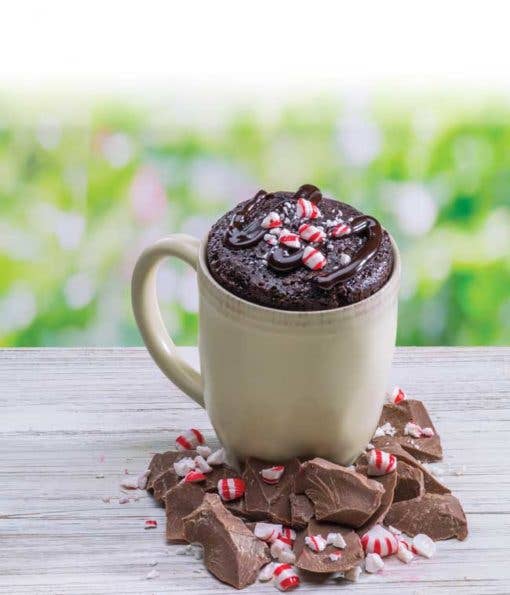 Chocolate Peppermint Brownie Microwave Single