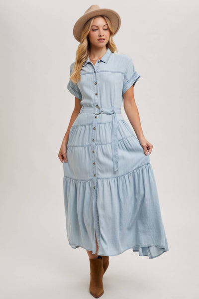 Denim Maxi Dress