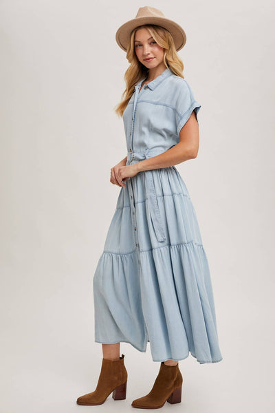 Denim Maxi Dress