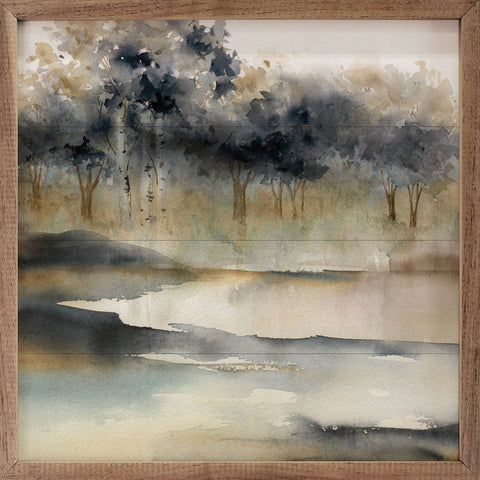 Silent Waters 1 By Carol Robinson: 16 x 16 x 1.5