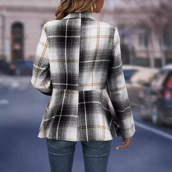 Plaid Blazer