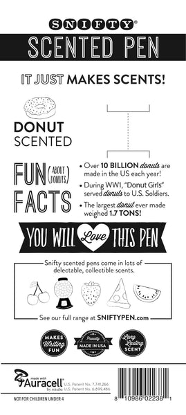 DONUT SCENTED PEN CARDED