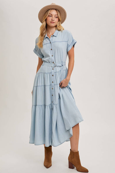 Denim Maxi Dress