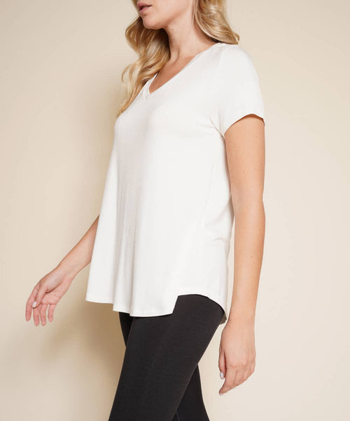 BAMBOO V NECK CLASSIC TOP PACKDEAL: SMALL / MULTI