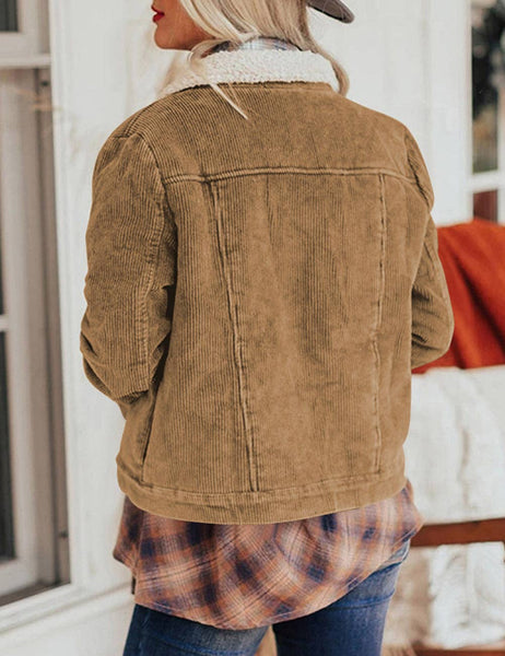 Corduroy Sherpa Jacket