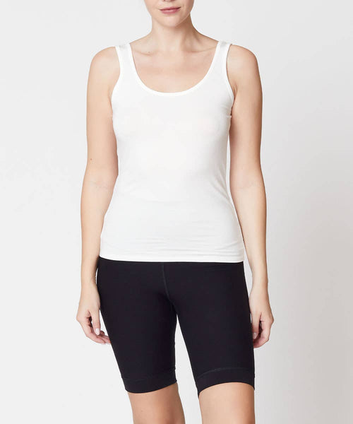 BAMBOO BASIC TANKTOP: Black / Med