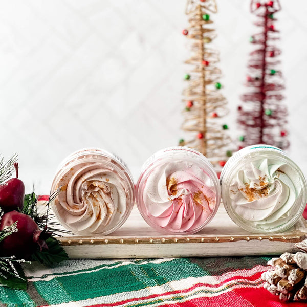 Whipped Soap Christmas Collection: Merry + Bright