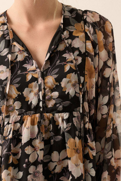 Floral Sheer Blouse