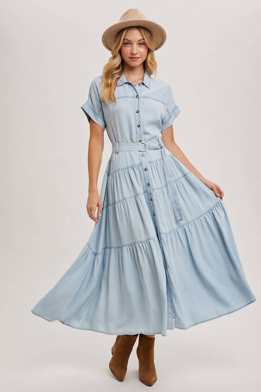 Denim Maxi Dress