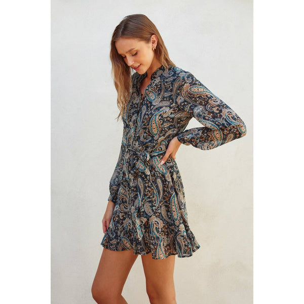 Paisley Print Dress