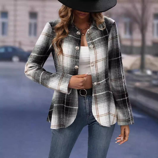 Plaid Blazer