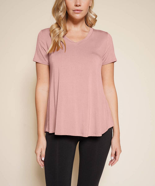 BAMBOO V NECK CLASSIC TOP PACKDEAL: XLARGE / MULTI