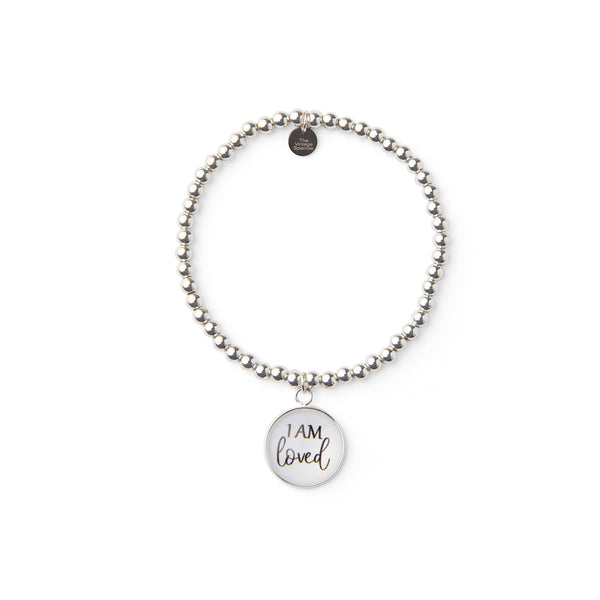 I AM Loved Silver Bracelet