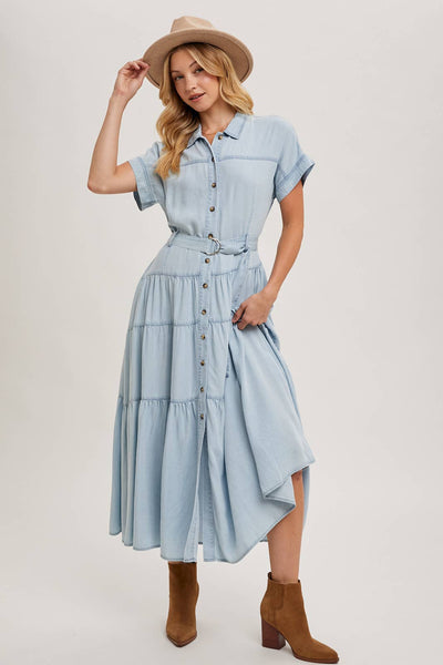 Denim Maxi Dress