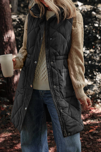 Longline Puffer Vest