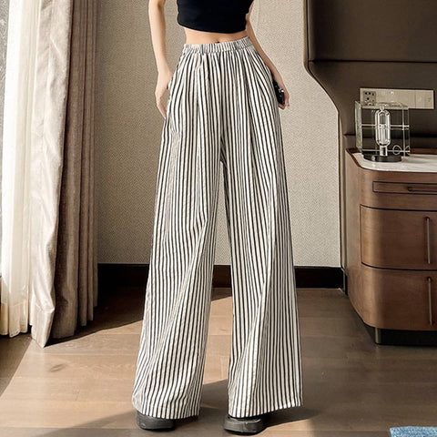 Striped Wide Leg Pants