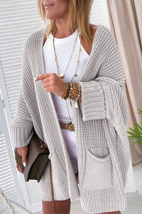 Oversized Grey Cardigan