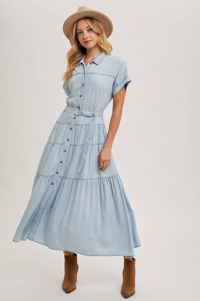 Denim Maxi Dress