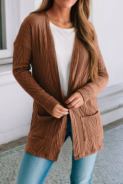 Textured Knit Cardigan