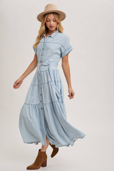 Denim Maxi Dress