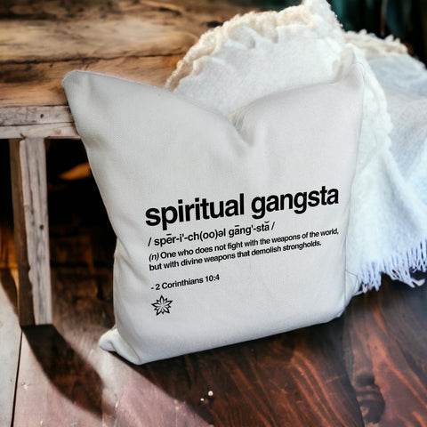 Love Notes: Spiritual Gangsta Pillow Cover