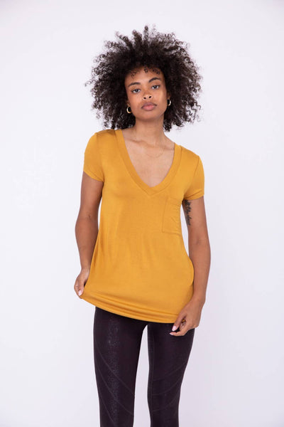 Classic VNeck Pocket Tee