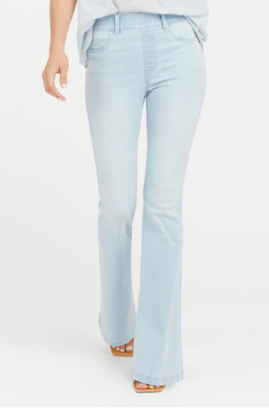 Spanx Lt Wash Flare Jeans