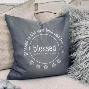 Love Notes: Blessed is She Pillow Cover