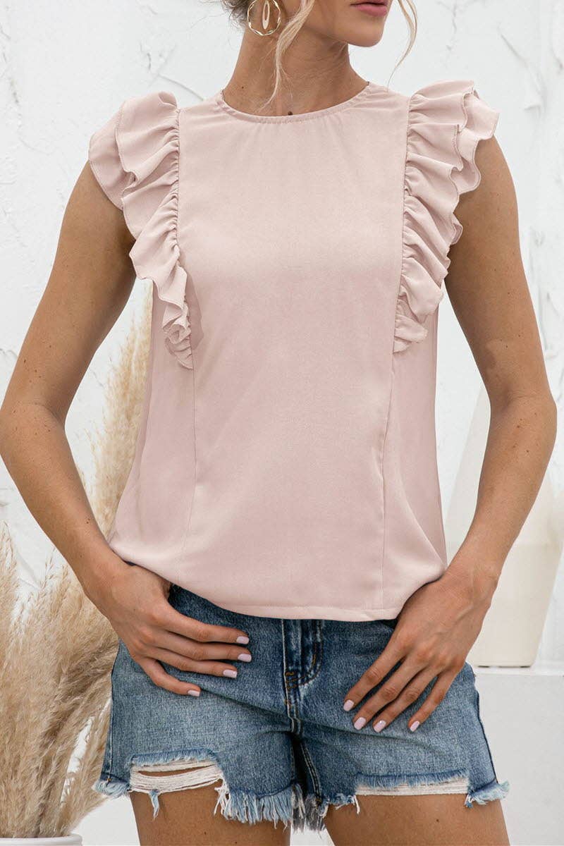 Ruffle Sleeve Top