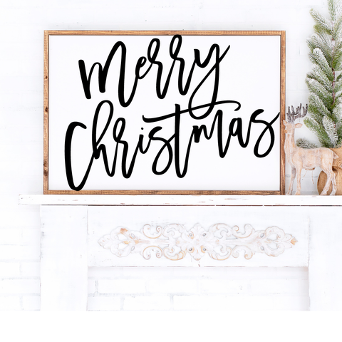 Merry Christmas | Christmas | Winter | Wood Sign