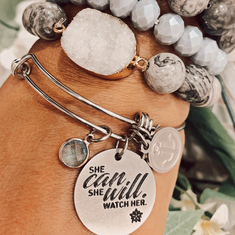 Charm Bracelet: She Can She Will