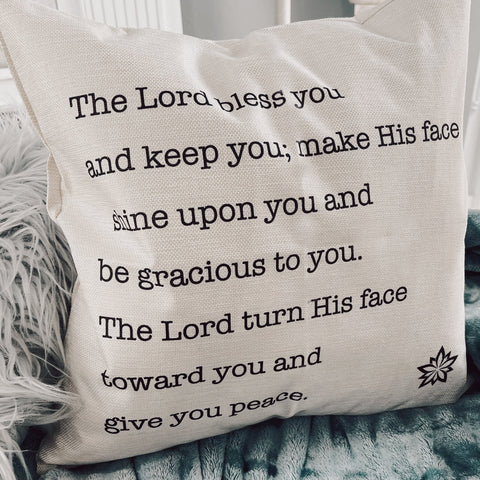Love Notes: The Blessing Pillow Cover